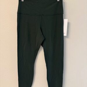 NWT Lululemon 2025 Align HR Pant legging 28" size 10 Rainforest Dark Green